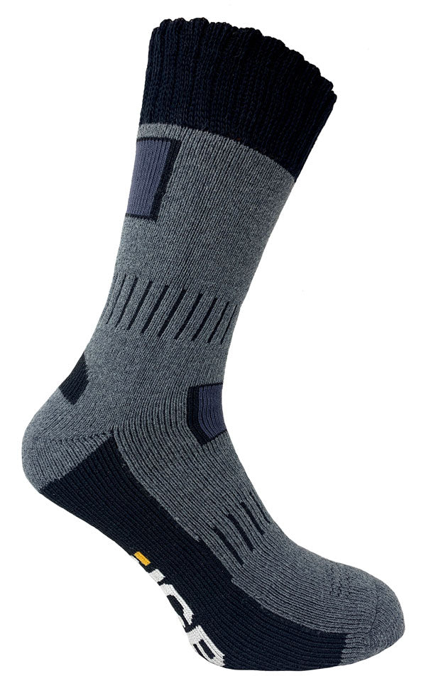 JCB Workwear Rigger Boots Socks Grey 9-12
