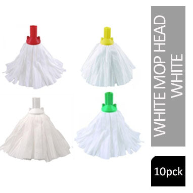 Janit-X Big White Mop Head White (10 Mop Pack) - UK BUSINESS SUPPLIES