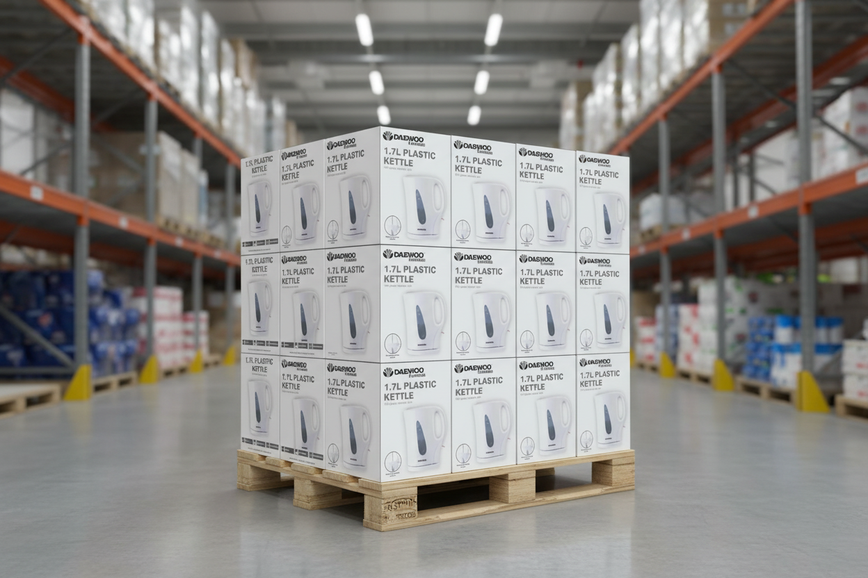 Daewoo 1.7 litre White Kettle | Cordless | Auto On Off
