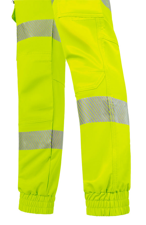Beeswift Mens Hi-Vis Yellow Work Joggers ALL SIZES