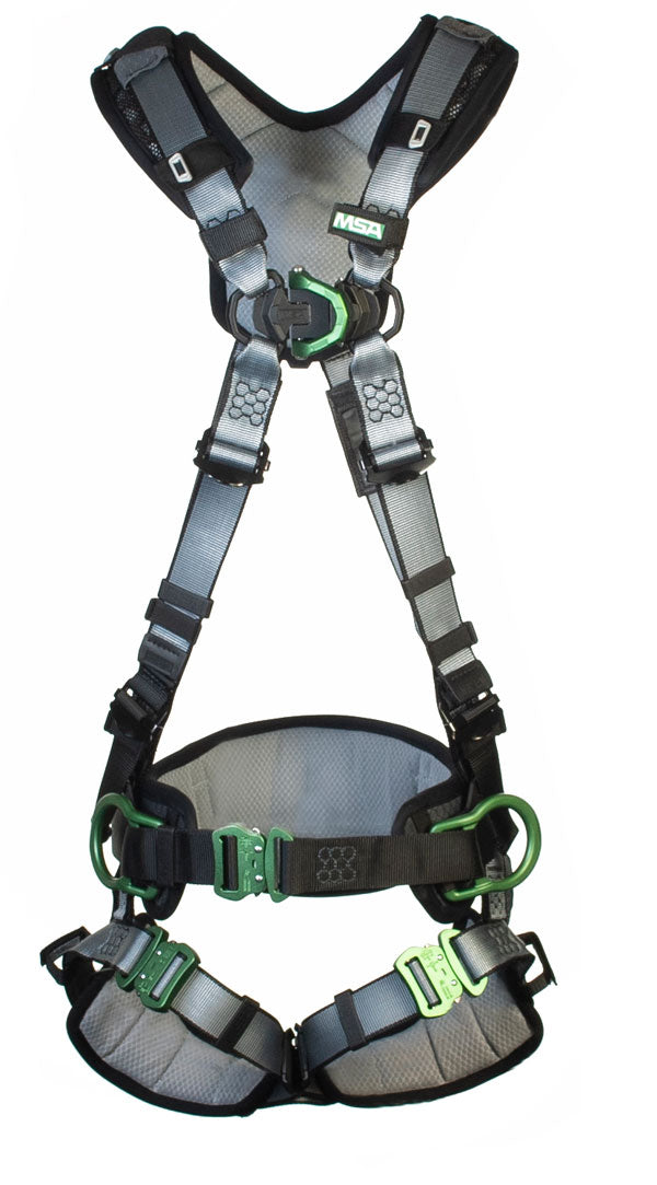 Msa XS V-Fit Back/Chest/Hip D-Ring Bayonet Harness W/ W Belt XS