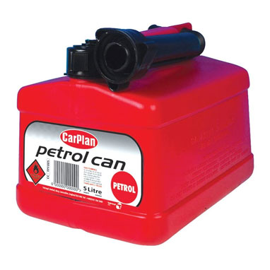 CarPlan High Quality Tetracan Red Petrol Can 5 Litre - UK BUSINESS SUPPLIES