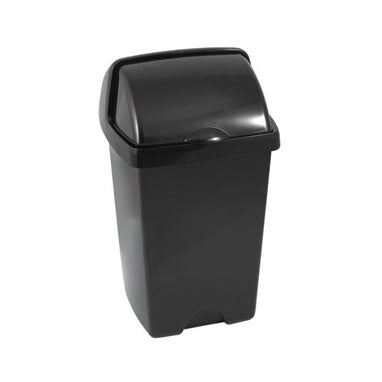 Addis Black Roll Top Bin 25 Litre - UK BUSINESS SUPPLIES