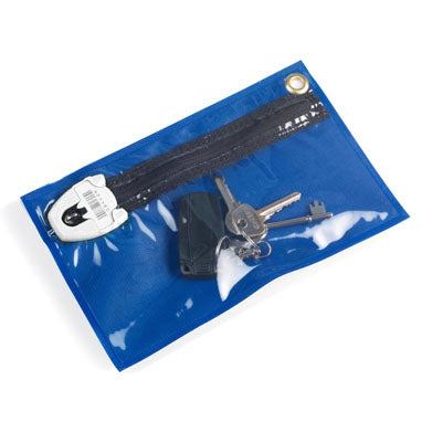 Versapak Clear Front Key Pouch BLUE 245x152mm (ZF1)