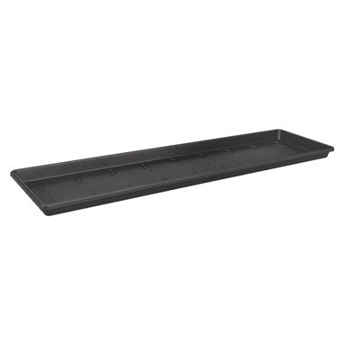 Elho Black Trough Saucer 60cm - UK BUSINESS SUPPLIES