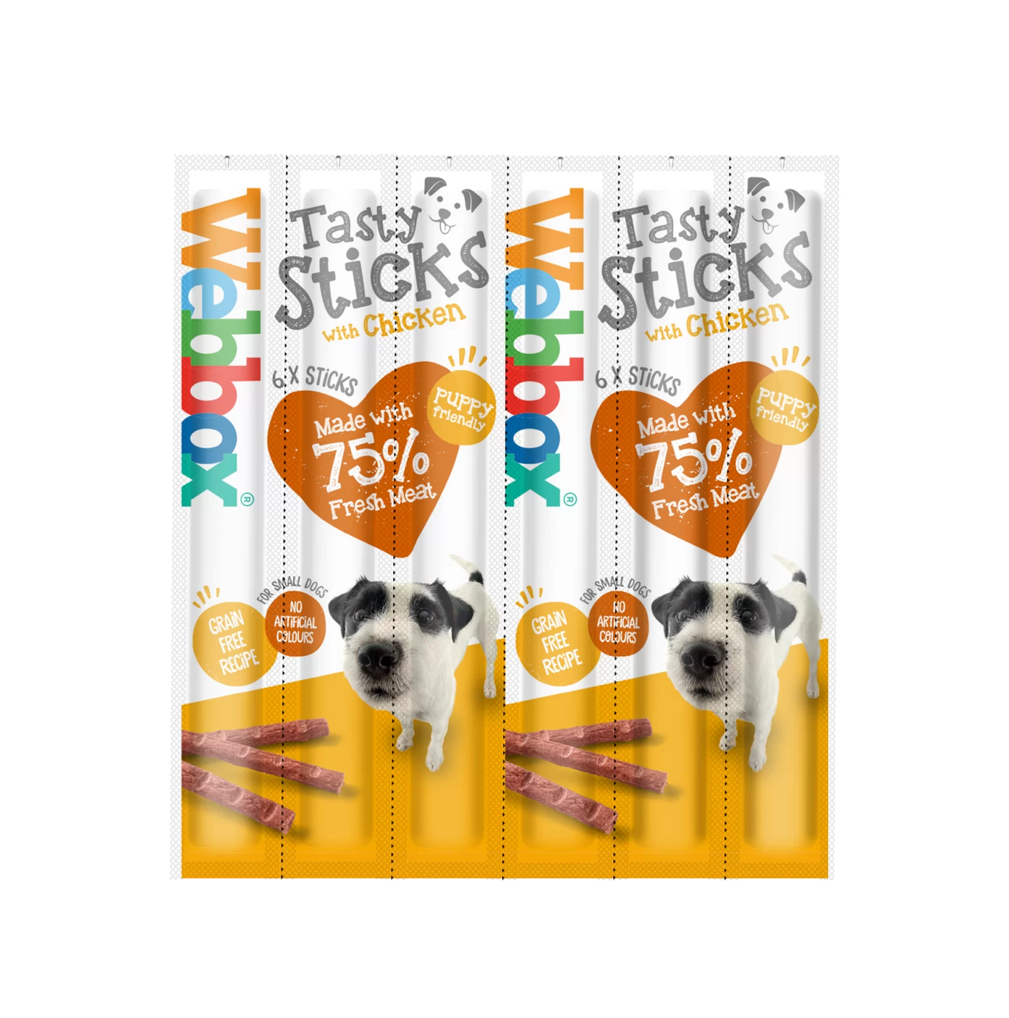 Webbox Small Dogs Delight Tasty Sticks Chicken 6 Treats