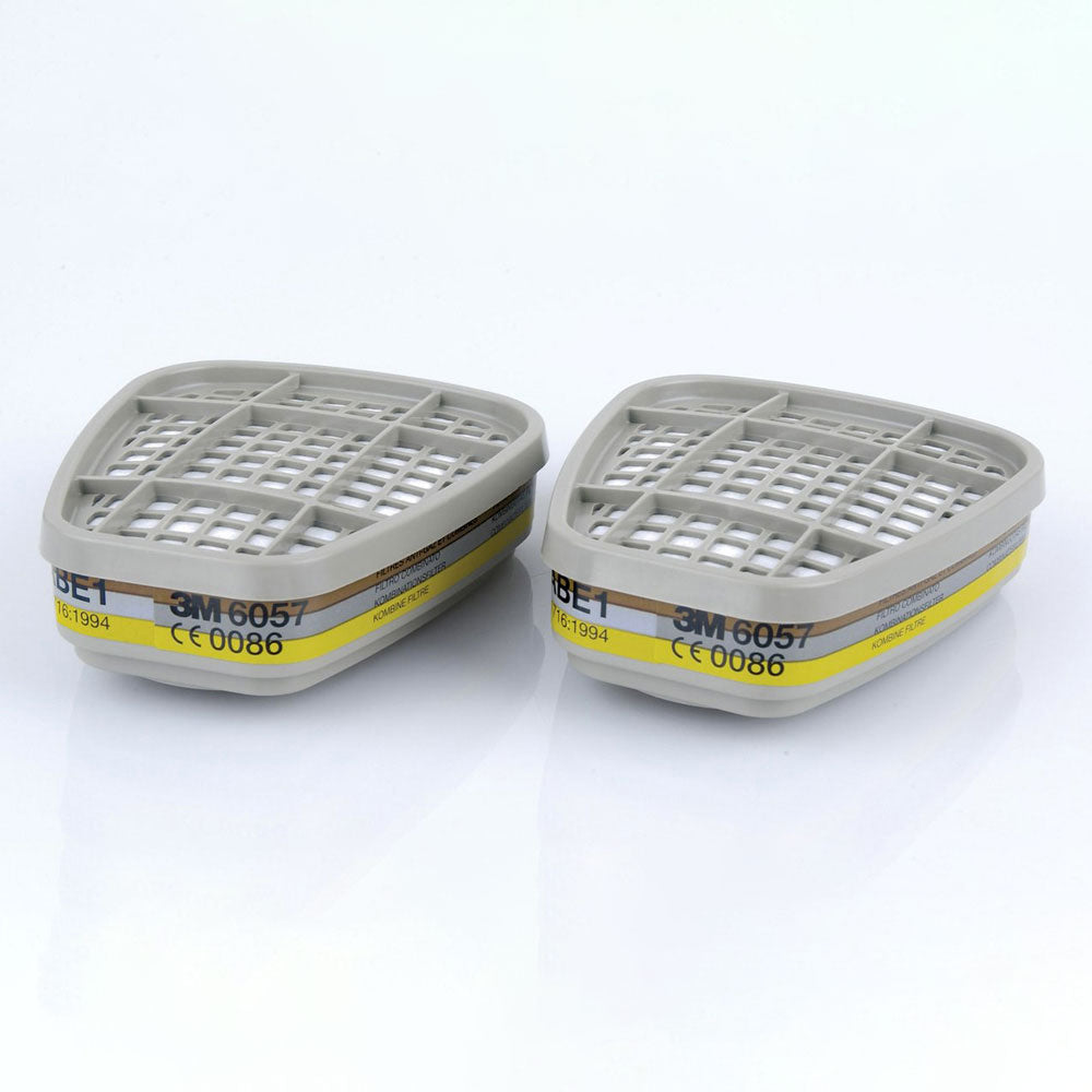 3M 6057 Gas, Vapour Filter Cartridge (Pair)