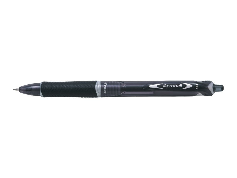Pilot Begreen Acroball Black Ballpoint Pens Pack 10