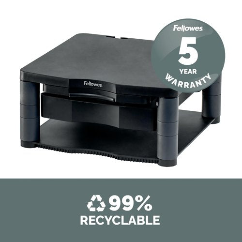 Fellowes Premium Monitor Stand Plus Graphite 9169501