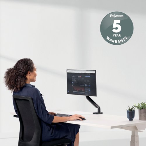 Fellowes Platinum Series Single Monitor Arm 8043301