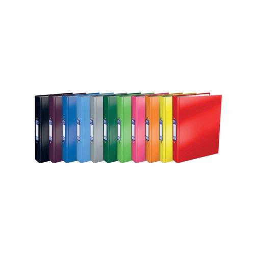 Oxford 25mm 2 O-Ring Binder A4 Plus Metallic Silver 400017759