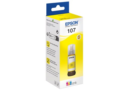 Epson 107 EcoTank Ink Bottle Yellow C13T09B440