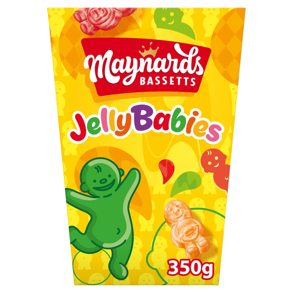 Maynards Bassetts Jelly Babies Sweets Carton 6 x 350g
