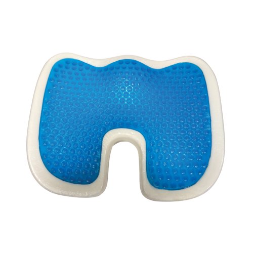 Contour Ergonomics Memory Foam Seat Cushion with Cooling Gel Black CE50026