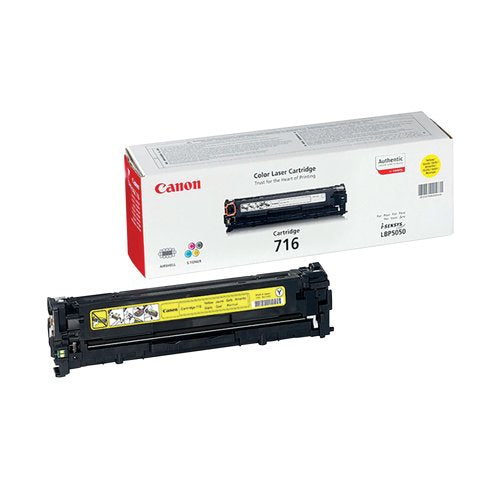 Canon 716Y Toner Cartridge Yellow 1977B002
