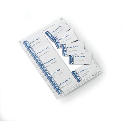 Durable Badgemaker Insert Sheets 54x90mm (Pack of 200) 1455/02