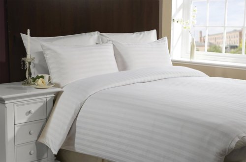 VL Satin Stripe Duvet Sets Super King (Pack of 10) E0103