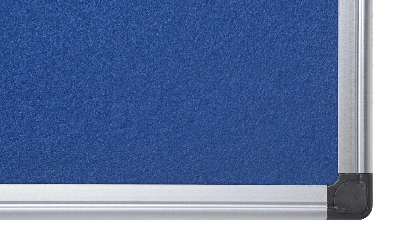 Bi-Office Maya Blue Felt Noticeboard Aluminium Frame 1800x1200mm - FA2743170