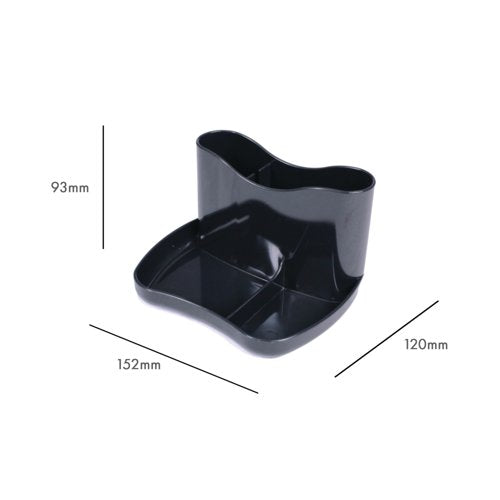 5 Star Kaddymaster Desk and Pen Tidy Black FS676671
