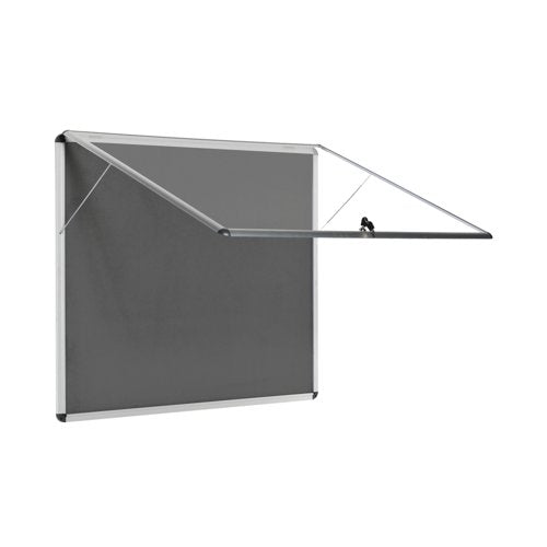5 Star Glazed Fire Retardant Noticeboard 6x A4 Sheets Grey FS679346
