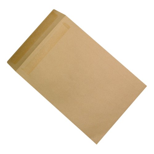 5 Star Recycled Pocket Envelope Self Seal 115gsm 457x324mm Manilla (Pack of 125) 940414