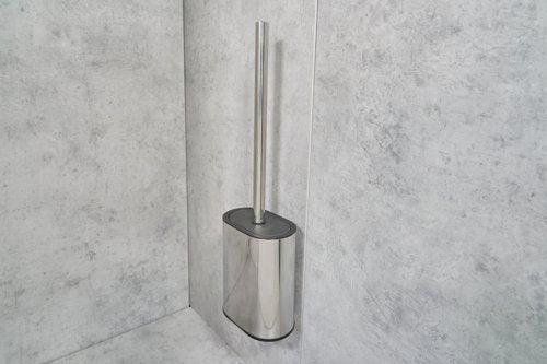 Sana Silicone Toilet Brush and Holder Polished Steel 10350