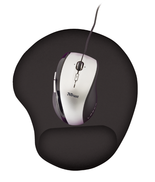 Trust Bigfoot Gel Mouse Pad Black