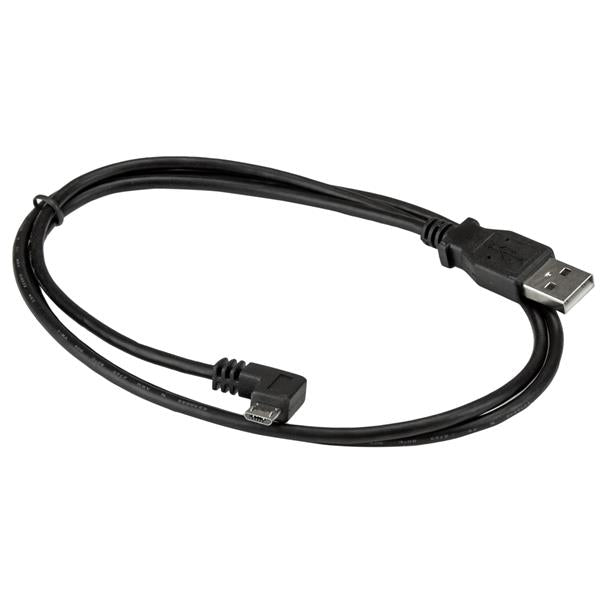 StarTech.com 1M A To Left Angle Micro USB Cable