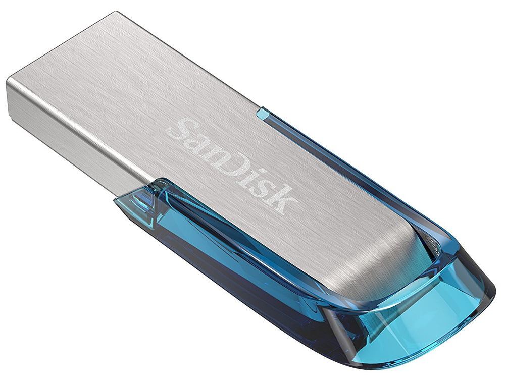 128GB Ultra Flair USB3 Blue Flash Drive