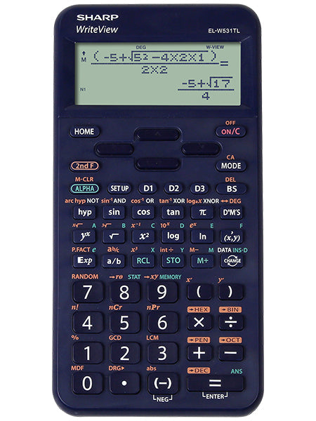 Sharp ELW531T 16 Digit Scientific Calculator Blue SH-ELW531TLBBL