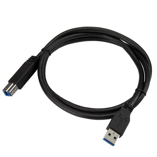 StarTech.com 1m Cert SuperSpeed USB 3.0 A to B Cable