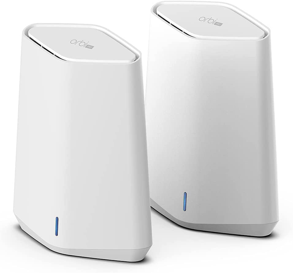 Netgear Orbi Pro WiFi 6 Mini AX1800 Mini Dual Band Mesh System Pack of 2