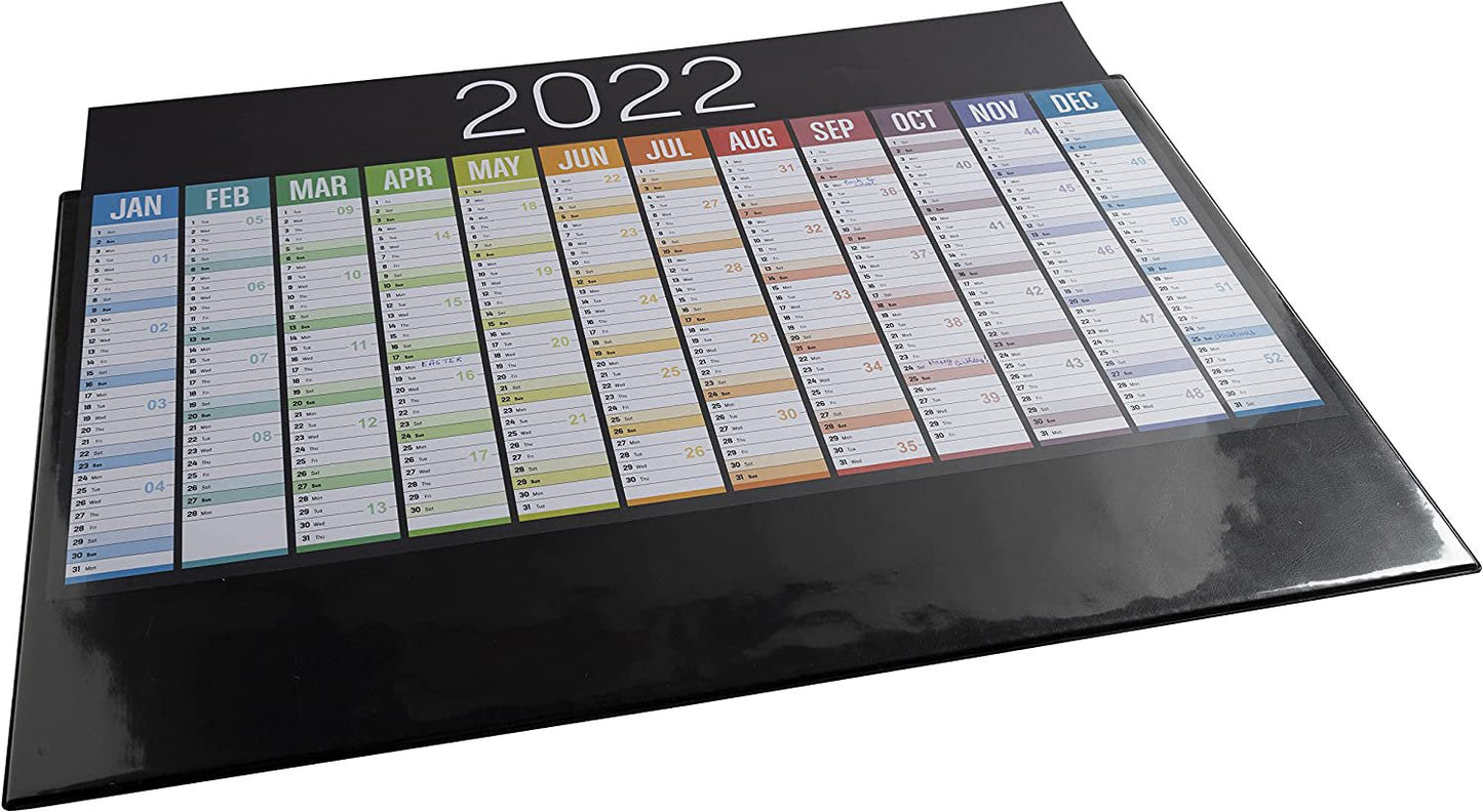 Kreacover Deskmat PVC 37.5x57.5cm Black 29781E