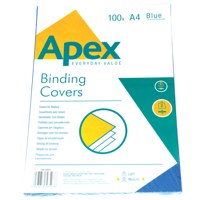 ValueX Binding Cover Leathergrain A4 250gsm Blue (Pack 100) 6501101