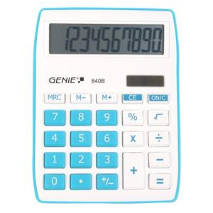 Genie 840B Desktop Calculator (Blue)