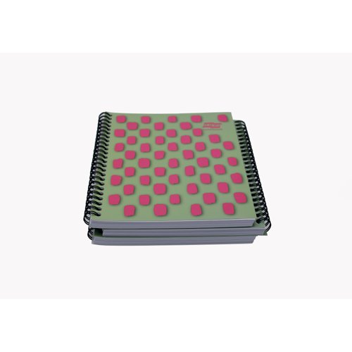 Europa Splash Notebooks 160 Lined Pages A5 Pink Cover (Pack of 3) EU1505Z