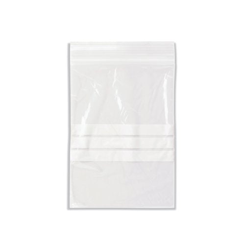Write-On Minigrip Re-sealable Bag 102x140mm Clear (Pack of 1000) 11918