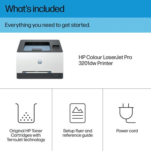 HP Color LaserJet Pro 3202dw A4 Wireless Colour Laser Printer 499R0F#B19