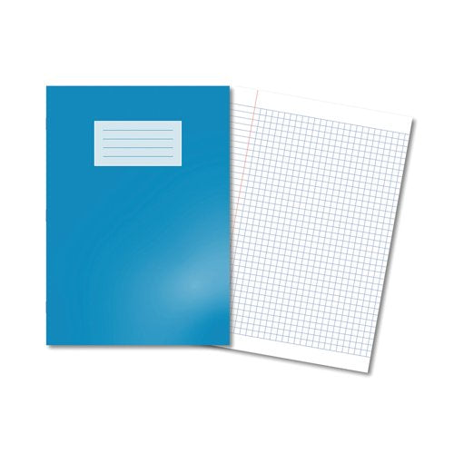 Hamelin Oxford Exercise Book 7mm Squared 80 Page A4 Light Blue (Pack of 50) 400136194