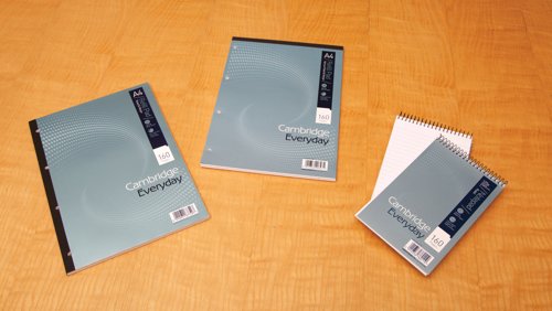 Cambridge Everyday Ruled Wirebound Notepad 160 Pages 125 x 200mm (Pack of 10) 100080235