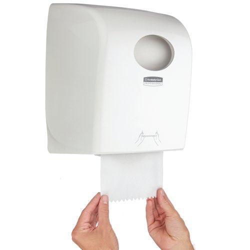 Aquarius Rolled Hand Paper Towel Dispenser White 7375