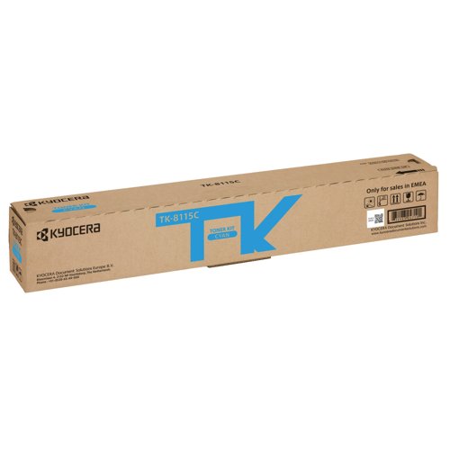Kyocera TK-8115C Toner Cartridge Cyan TK-8115C