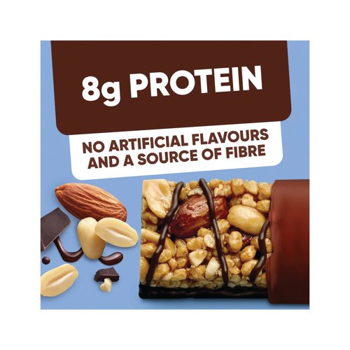 Kelloggs High Protein Almond and Dark Chocolate Snack Bars 35g (Pack of 16) 7100784000