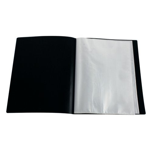 Q-Connect Presentation Display Book 20 Pocket A4 Black KF01265