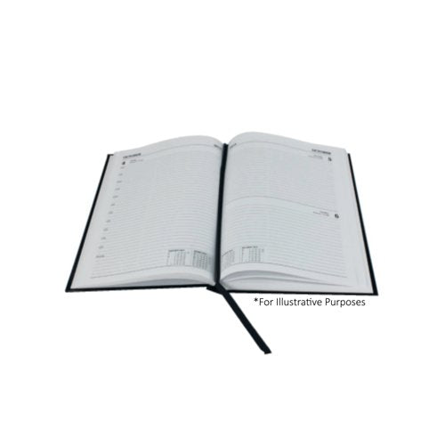5 Star Academic Diary Day Per Page A5 Burgundy 2025-2026 KF1A5ABG25