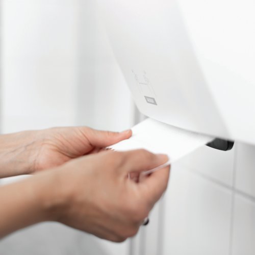 Katrin Plastic Dispenser for System Paper Towel Roll White 82094