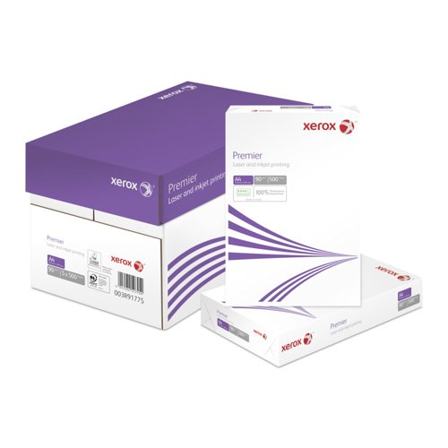 Xerox Premier A4 Paper 90gsm White Ream (Pack of 500) 3R91854