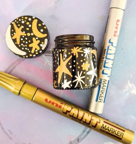Uni-Ball UniPAINT Marker PX20 Permanent Gold (Pack of 12) 545624000