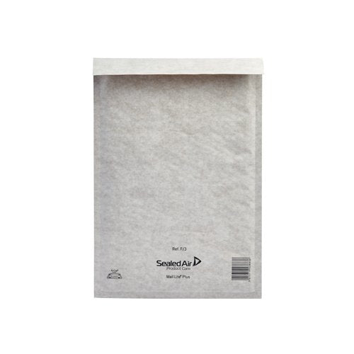 Sealed Air + Bubble Lined Postal Bag Size F3 220x330mm Oyster White (Pack of 50)