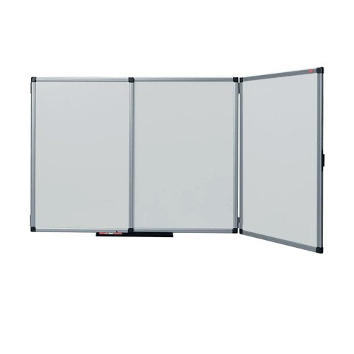 Nobo Steel Folding Whiteboard White 1200x25x900mm
